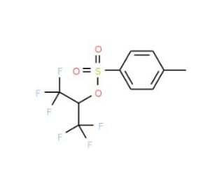 1,1,1,3,3,3-Hexafluoroisopropyl 4-toluenesulphonate (CAS 67674-48-0) - chemical structure image