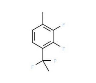1-(1,1-Difluoroethyl)-2,3-difluoro-4-methylbenzene - chemical structure image