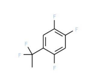 1-(1,1-Difluoroethyl)-2,4,5-trifluorobenzene - chemical structure image