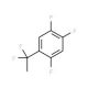 1-(1,1-Difluoroethyl)-2,4,5-trifluorobenzene - chemical structure image