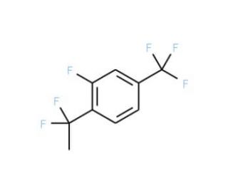 1-(1,1-Difluoroethyl)-2-fluoro-4-(trifluoromethyl)benzene - chemical structure image