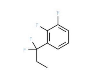 1-(1,1-Difluoropropyl)-2,3-difluorobenzene - chemical structure image