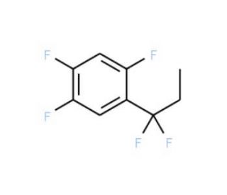 1-(1,1-Difluoropropyl)-2,4,5-trifluorobenzene - chemical structure image