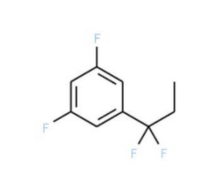 1-(1,1-Difluoropropyl)-3,5-difluorobenzene - chemical structure image