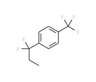 1-(1,1-Difluoropropyl)-4-(trifluoromethyl)benzene - chemical structure image
