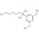 1-(1,1-Dimethylheptyl)-3,5-dimethoxybenzene (CAS 60526-81-0) - chemical structure image