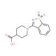 1-(1,1-dioxido-1,2-benzisothiazol-3-yl)piperidine-4-carboxylic acid (CAS 851170-85-9) - chemical structure image