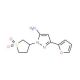 1-(1,1-dioxidotetrahydrothien-3-yl)-3-(2-furyl)-1H-pyrazol-5-amine - chemical structure image