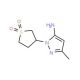 1-(1,1-dioxidotetrahydrothien-3-yl)-3-methyl-1H-pyrazol-5-amine (CAS 27280-97-3) - chemical structure image