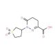 1-(1,1-dioxidotetrahydrothien-3-yl)-6-oxo-1,4,5,6-tetrahydropyridazine-3-carboxylic acid - chemical structure image