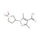 1-(1,1-Dioxo-tetrahydro-1lambda*6*-thiophen-3-yl)-3,5-dimethyl-1H-pyrazole-4-carboxylic acid - chemical structure image