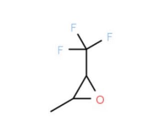 1,1,1-Trifluoro-2,3-epoxybutane (CAS 406-30-4) - chemical structure image