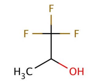 1,1,1-Trifluoro-2-propanol (CAS 374-01-6) - chemical structure image