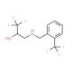 1,1,1-Trifluoro-3-{[2-(trifluoromethyl)benzyl]-amino}-2-propanol - chemical structure image