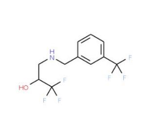 1,1,1-Trifluoro-3-{[3-(trifluoromethyl)benzyl]-amino}-2-propanol - chemical structure image