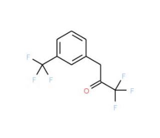 1,1,1-Trifluoro-3-[3-(trifluoromethyl)phenyl]acetone (CAS 161809-65-0) - chemical structure image