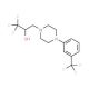 1,1,1-Trifluoro-3-{4-[3-(trifluoromethyl)phenyl]-piperazino}-2-propanol - chemical structure image