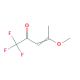 1,1,1-trifluoro-4-methoxy-3-penten-2-one (CAS 102145-82-4) - chemical structure image