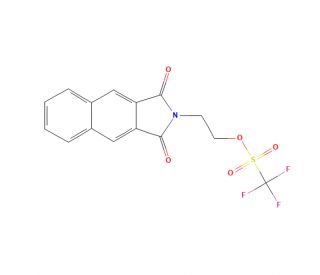 1,1,1-Trifluoromethanesulfonic Acid 2-(1,3-Dihydro-1,3-dioxo-2H-benz[f]isoindol-2-yl)ethyl Ester - chemical structure image