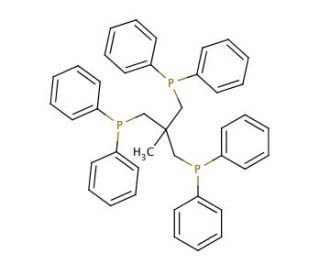 1,1,1-Tris(diphenylphosphino-methyl)ethane (CAS 22031-12-5) - chemical structure image