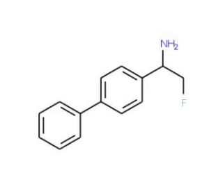 1-(1,1&prime;-biphenyl-4-yl)-2-fluoroethanamine - chemical structure image