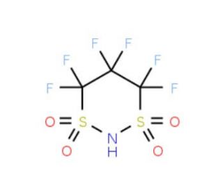 1,1,2,2,3,3-Hexafluoropropane-1,3-disulfonimide (CAS 84246-29-7) - chemical structure image