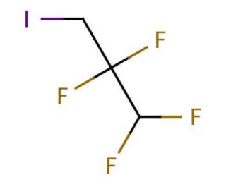 1,1,2,2-Tetrafluoro-3-iodopropane (CAS 679-87-8) - chemical structure image