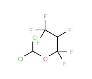 1,1,2,3,3,3-Hexafluoropropyl dichloromethyl ether (CAS 56860-82-3) - chemical structure image