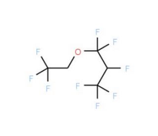 1,1,2,3,3,3-Hexafluoropropyl2,2,2-trifluoroethyl ether (CAS 993-95-3) - chemical structure image