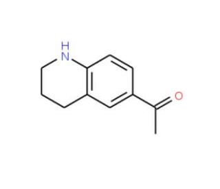 1-(1,2,3,4-tetrahydroquinolin-6-yl)ethanone (CAS 113961-88-9) - chemical structure image