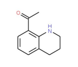 1-(1,2,3,4-tetrahydroquinolin-8-yl)ethanone - chemical structure image