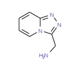 1-[1,2,4]triazolo[4,3-a]pyridin-3-ylmethanamine (CAS 91981-59-8) - chemical structure image