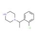 1-[1-(2-chlorophenyl)ethyl]piperazine - chemical structure image