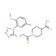 1-({[1-(2-methoxy-5-methylphenyl)-1H-tetrazol-5-yl]thio}acetyl)piperidine-4-carboxylic acid - chemical structure image