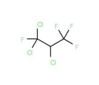 1,1,2-Trichloro-1,3,3,3-tetrafluoropropane (CAS 812-30-6) - chemical structure image
