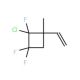 1,1,2-Trifluoro-2-chloro-3-methyl-3-vinylcyclobutane (CAS 4265-28-5) - chemical structure image