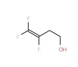 1,1,2-Trifluorobut-1-en-4-ol (CAS 97168-13-3) - chemical structure image