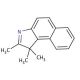 1,1,2-Trimethylbenz[e]indole (CAS 41532-84-7) - chemical structure image