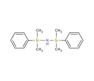 1,1,3,3-Tetramethyl-1,3-diphenyldisilazane (CAS 3449-26-1) - chemical structure image