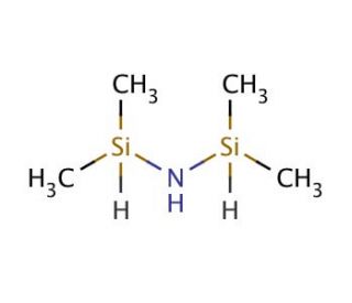 1,1,3,3-Tetramethyldisilazane (CAS 15933-59-2) - chemical structure image