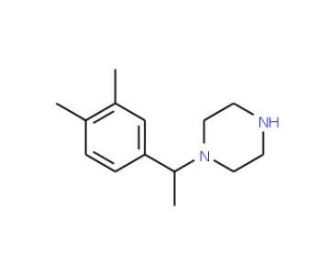 1-[1-(3,4-Dimethyl-phenyl)-ethyl]-piperazine - chemical structure image