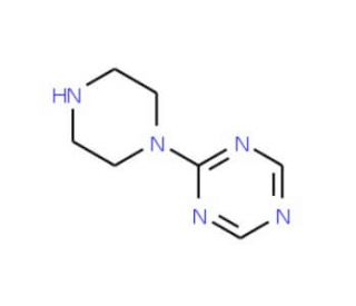 1-(1,3,5-Triazin-2-yl)piperazine (CAS 59215-44-0) - chemical structure image