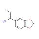 1-(1,3-benzodioxol-5-yl)-2-fluoroethanamine - chemical structure image