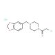 1-(1,3-benzodioxol-5-ylmethyl)-4-(chloroacetyl)piperazine hydrochloride (CAS 38740-33-9) - chemical structure image