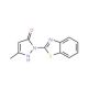 1-(1,3-Benzothiazol-2-yl)-3-methyl-1H-pyrazol-5-ol - chemical structure image