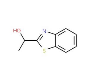 1-(1,3-benzothiazol-2-yl)ethanol (CAS 17147-80-7) - chemical structure image