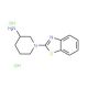 1-(1,3-Benzothiazol-2-yl)piperidin-3-aminedihydrochloride - chemical structure image