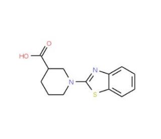 1-(1,3-benzothiazol-2-yl)piperidine-3-carboxylic acid - chemical structure image