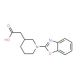 [1-(1,3-Benzoxazol-2-yl)piperidin-3-yl]acetic acid - chemical structure image