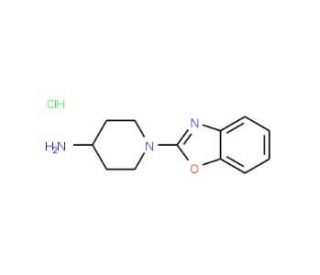 1-(1,3-Benzoxazol-2-yl)piperidin-4-aminehydrochloride - chemical structure image